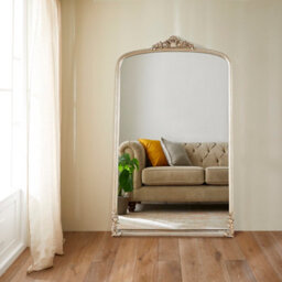 The Online Mirror Shop Chatsworth Champagne Oversized Leaner Mirror - Elegant Rectangular Floor Design - H 200Cm X W 120Cm