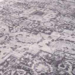 The Rugs Montana Grey Cream Oriental Area Rug And Runner Soft Durable Pet Friendly Easy To Clean Living Room Bedroom 4060 - thumbnail 3