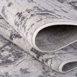 The Rugs Montana Grey Cream Oriental Area Rug And Runner Soft Durable Pet Friendly Easy To Clean Living Room Bedroom 4060 - thumbnail 5