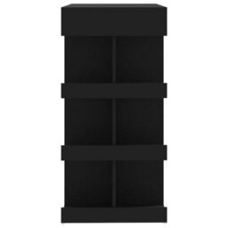 Vidaxl Bar Table With Storage Rack Black 100X50X101.5 Cm Engineered Wood - thumbnail 6