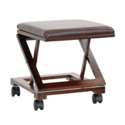 Oypla Folding Leather Cushion Padded Footstool Foot Leg Rest - thumbnail 2