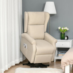Beige Riser And Recliner Chair Electric Reclining Chair With Remote Control - thumbnail 4