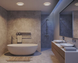 Nordlux Oja Indoor Ceiling Light White Plastic Intergrated Led 25,000Hrs - Mains Powered, Ip54 - thumbnail 2