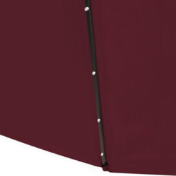 Rinse Bathrooms Wine Garden Banana Parasol Hanging Cantilever Umbrella Sun Shade With Crank Handle 3M & Solar Powered Lights - thumbnail 7