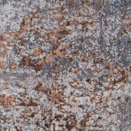 Loomed Silver Gold Metallic Distressed Abstract Anti Slip Washable Rug 120X170Cm - thumbnail 2