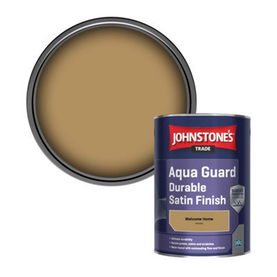 Johnstone's Trade Wood & Metal Aqua Guard Durable Satin Paint Welcome Home (Ppg1092-5) 1L - image 1