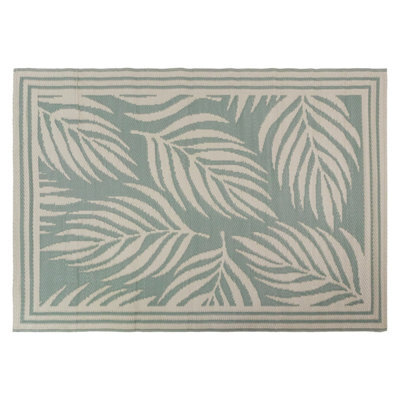 Jvl The Gardener Outdoor Rug Large Leaf 150X210Cm - image 1