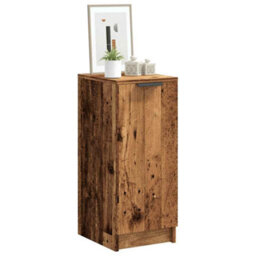 Walplus Shoe Cabinet Old Wood 29.5X35X70 Cm Engineered Wood - thumbnail 1