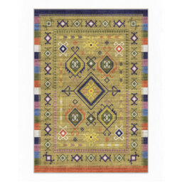 Decoranddecor Area Rugs, Living Room Rugs, Washable Rugs, 160X230Cm, Non-Slip, Pet Friendly, Low Pile, Geometric Rug - Lyra - thumbnail 2