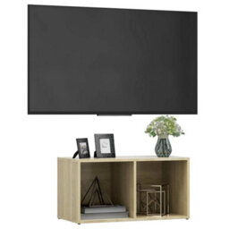 Berkfield Classic Tv Cabinet Sonoma Oak 72X35X36.5 Cm Engineered Wood - thumbnail 3