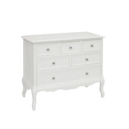 Melody Maison Large White Chest Of 6 Drawers - Victoria Range - thumbnail 6
