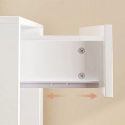 White Dressing Table W/mirror, Drawers, Led Lights, Shelves And Open Compartments - thumbnail 4