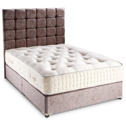 Divan Base Direct Sophia Briar-Rose La Femme Menopause 3000 Pocket Sprung Naturaldivan Bed Set 4Ft Small Double 2 Drawers Side - Plush Velvet Pink - thumbnail 2