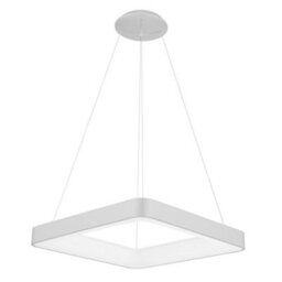 Luminosa Lighting Luminosa Modern Led Hanging Pendant White, Warm White 3000K 2750Lm Dimmable