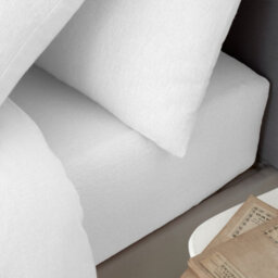 Catherine Lansfield Brushed Cotton Fitted Sheet White - thumbnail 1