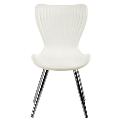 Orsina Dining Chair, Backrest Dining Chair, Space-Saving Office Desk Chair, Easy To Clean Plastic Dining Chair - image 1
