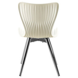 Orsina Dining Chair, Backrest Dining Chair, Space-Saving Office Desk Chair, Easy To Clean Plastic Dining Chair - thumbnail 4