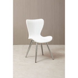 Orsina Dining Chair, Backrest Dining Chair, Space-Saving Office Desk Chair, Easy To Clean Plastic Dining Chair - thumbnail 6