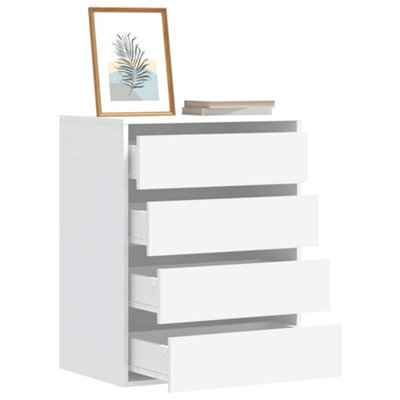 Walplus Corner Chest Of Drawers White 60X41X76 Cm Engineered Wood - image 1