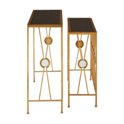 Premier Housewares Interiors By Premier Durable Set Of 2 Rectangular Console Tables, Stylish Hallway Table, Easily Maintained Modern Console Table - thumbnail 4