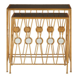 Premier Housewares Interiors By Premier Durable Set Of 2 Rectangular Console Tables, Stylish Hallway Table, Easily Maintained Modern Console Table - thumbnail 1