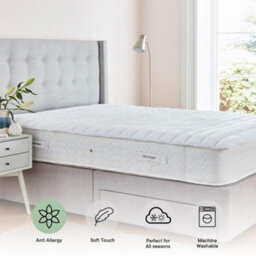 OHS Mattress Topper Thick Deep Anti Allergy Luxury Soft Hotel Quality - thumbnail 3