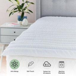 OHS Mattress Topper Thick Deep Anti Allergy Luxury Soft Hotel Quality - thumbnail 2