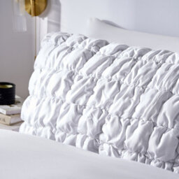 OHS Filled Seersucker Duvet Cover With Pillowcase Bedding Set - thumbnail 5