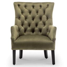 Velvet Sage Green Gabriella Accent Chair - thumbnail 3