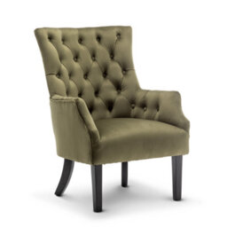Velvet Sage Green Gabriella Accent Chair - thumbnail 2
