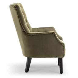 Velvet Sage Green Gabriella Accent Chair - thumbnail 4