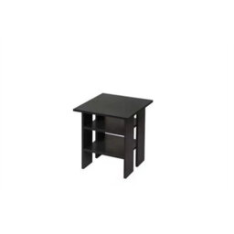 Black 3 Tier Wooden Side End Table Living Room Nightstand Furniture - thumbnail 2