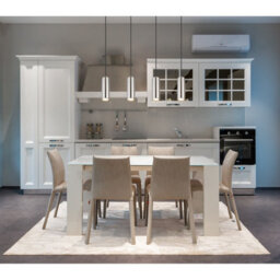 Luminosa Lighting Luminosa Robby Bar Pendant Ceiling Light Nickel Matt 4X Gu10 3000K - thumbnail 5