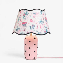 Cath Kidston Pink Cowgirl Scallop Spot Table Lamp - thumbnail 1
