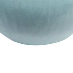 Beliani Blue Handcrafted Terracotta Vase 43 Cm Shell-Trimmed Rustic Boho Home Accent - thumbnail 6