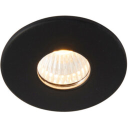 Mini Recessed Downlight Fixture - 4W Warm White Cob Led Driver - Matt Black - thumbnail 1