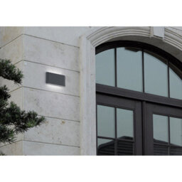 Luminosa Lighting Luminosa Thames Ii Modern 17Cm 2 Light Outdoor Up Down Wall Lamp Anthracite 3000K Ip54 - Uk Stock - thumbnail 3