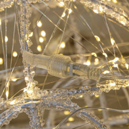 Samuel Alexander 1.48M Light Up Acrylic Christmas Deer Decoration With Red Bow And 940 Warm White Leds - thumbnail 9