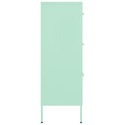 Vidaxl Drawer Cabinet Mint 80X35X101.5 Cm Steel - thumbnail 4