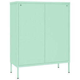Vidaxl Drawer Cabinet Mint 80X35X101.5 Cm Steel - thumbnail 5