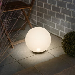 Gwsolar Solar Ball Light 30Cm Rgb Colour Changing Globe, 100Lm Warm White With Remote Control, Ip65 For Garden Lawn Patio Path - thumbnail 6