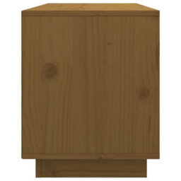 Berkfield Tv Cabinet Honey Brown 74X35X44 Cm Solid Wood Pine - thumbnail 5