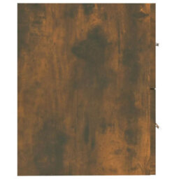 Berkfield Sink Cabinet Smoked Oak 60X38.5X48 Cm Engineered Wood - thumbnail 4