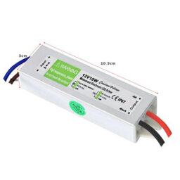 " Dc12V 10W 0.83A  Waterproof Led Driver Outdoor Constant Voltage Ip67 Power Supply Transformer For Strip Lights & Garden Light" - thumbnail 2