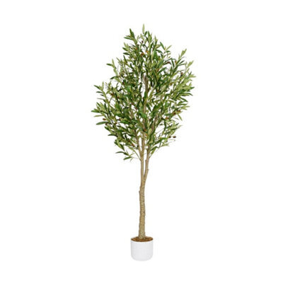 Artificial Olive Tree W/plastic Planter And Artificial Moss For House Office 160 Cm - image 1
