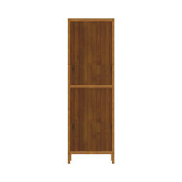 Living And Home 3-Tier Wood Color Moso Bamboo Open Bookcase - thumbnail 3