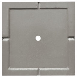 Wyld And Coco Tall Square Fibre Clay Planter 40 X 40 X 77 Cm Uv-Resistant Light Grey - thumbnail 6