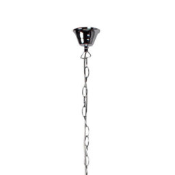 First Choice Lighting Clear And Chrome Marie Therese 5 Light Ceiling Pendant Chandelier - thumbnail 3