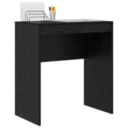 Berkfield Writing Desk Black Oak Engineered Wood 70 X 40 X 76 Cm - thumbnail 3