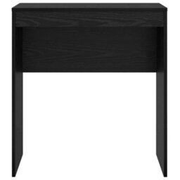 Berkfield Writing Desk Black Oak Engineered Wood 70 X 40 X 76 Cm - thumbnail 4